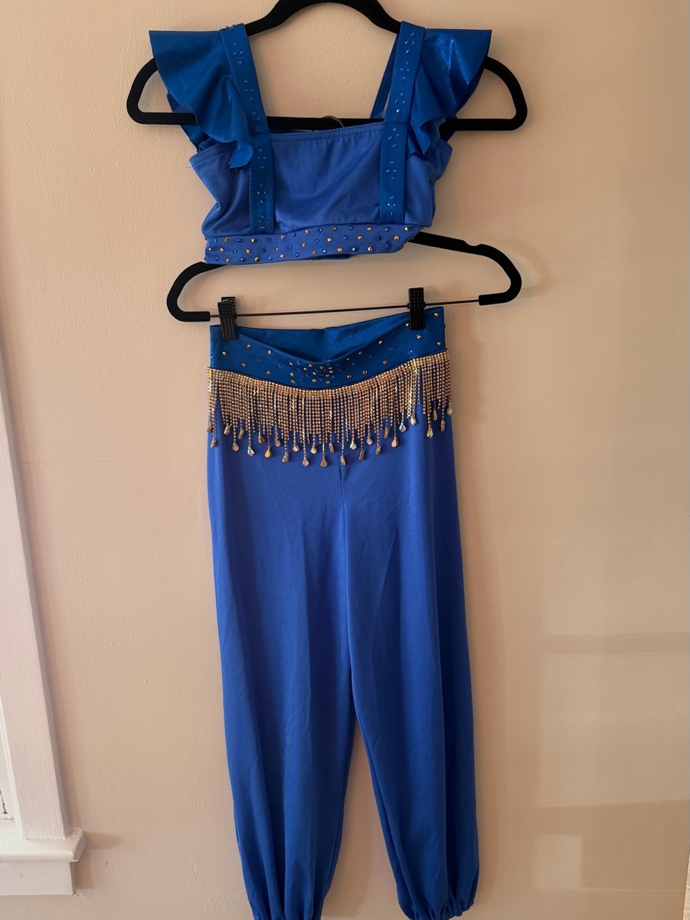Kelle: semi-custom Genie /Harem Style Dance Costume Two-Piece Set CL